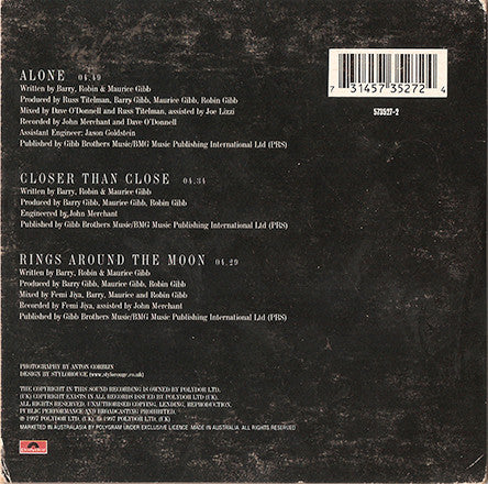 Bee Gees : Alone (CD, Single)
