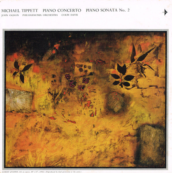 Sir Michael Tippett, John Ogdon, Philharmonia Orchestra, Sir Colin Davis : Piano Concerto ∙ Piano Sonata No. 2 (LP, Album, Club)