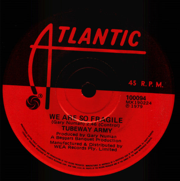 Tubeway Army : Are 'Friends' Electric? (7", Single)