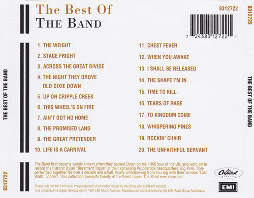 The Band : The Best Of The Band (CD, Comp, RE, RM)