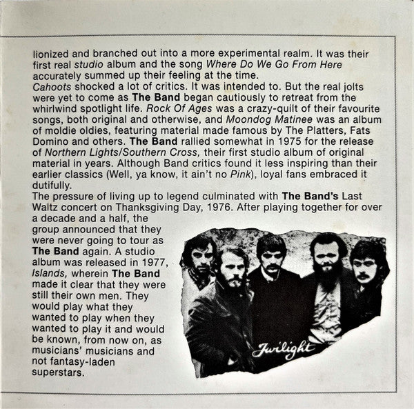 The Band : The Best Of The Band (CD, Comp, RE, RM)