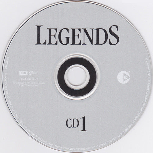 Various : Legends (2xCD, Comp, Copy Prot.)
