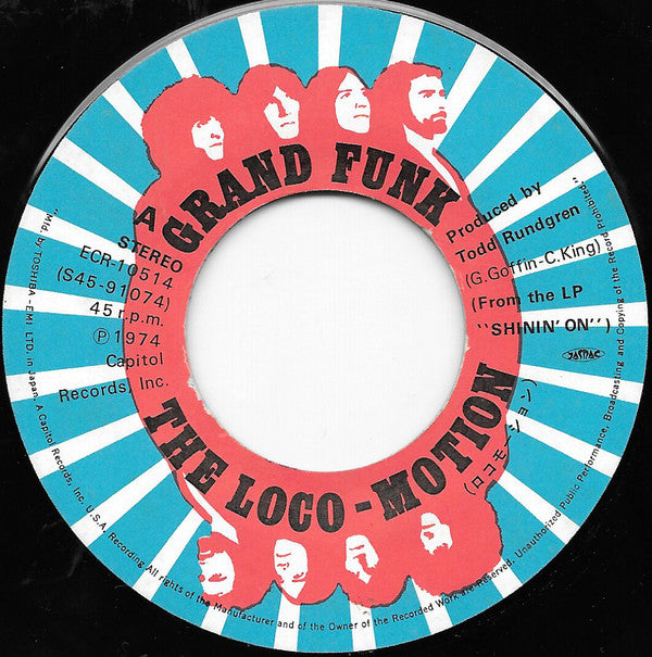 グランド・ファンク・レイルロード* = Grand Funk* : ロコモーション = The Loco-Motion (7", Single)