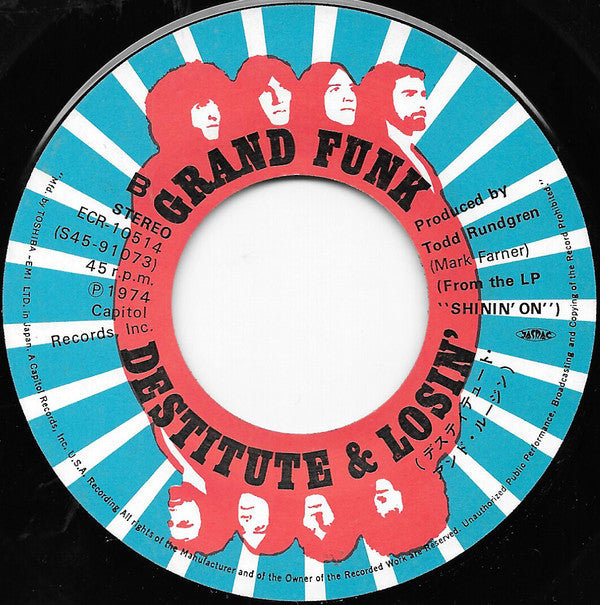 グランド・ファンク・レイルロード* = Grand Funk* : ロコモーション = The Loco-Motion (7", Single)