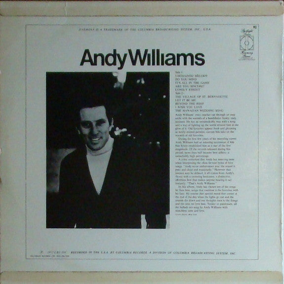 Andy Williams : Andy Williams (LP, Comp)