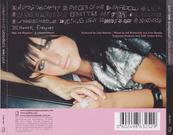 Ashlee Simpson : Autobiography (CD, Album)
