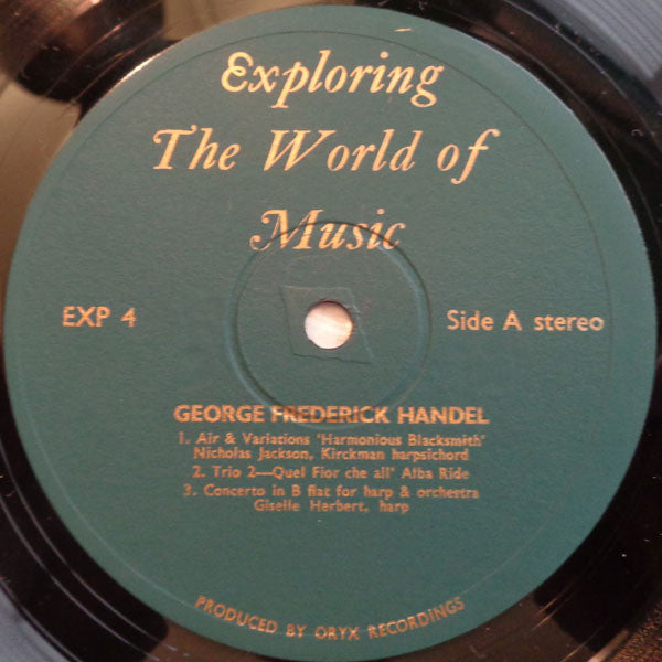Georg Friedrich Händel : A Musical Portrait (LP, Comp)