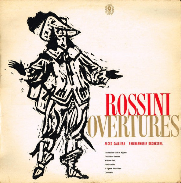 Rossini* / Alceo Galliera - Philharmonia Orchestra : Overtures (LP, Album, Mono, Club)