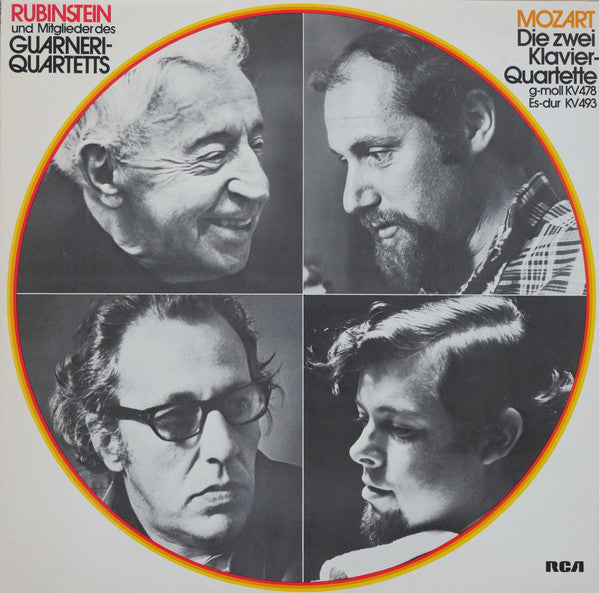 Wolfgang Amadeus Mozart, Rubinstein* Und Mitglieder Des Guarneri-Quartet* : Die Zwei Klavier-Quartette G-Moll, Kv 478 / Es-Dur Kv 493 (LP)