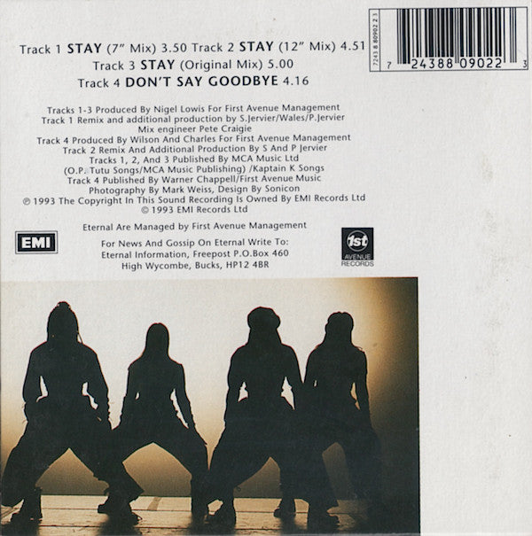 Eternal (2) : Stay (CD, Single, Car)