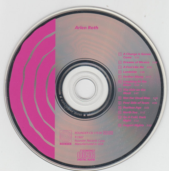 Arlen Roth : Arlen Roth (CD, Comp)