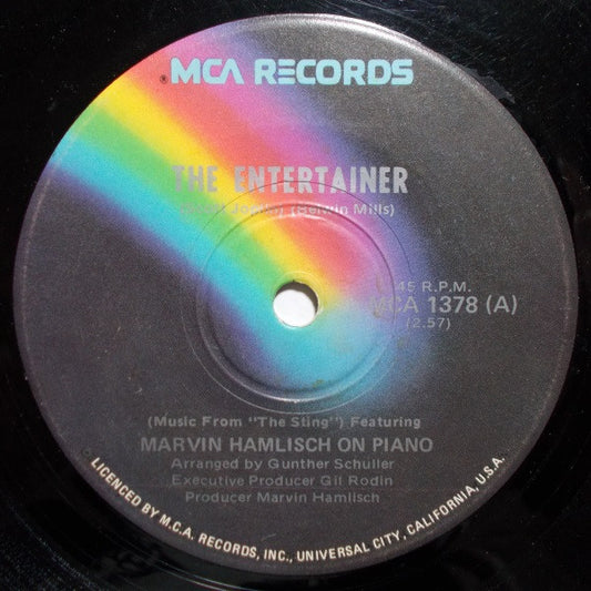 Marvin Hamlisch : (Music From "The Sting") The Entertainer / Solace (7", Single)