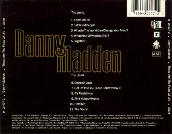 Danny Madden : These Are The Facts Of Life (CD, Album)