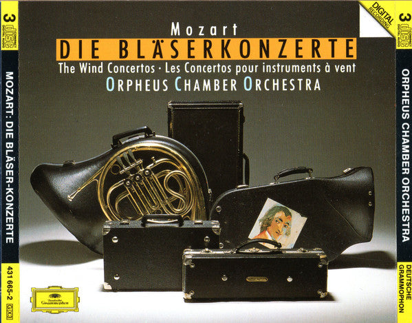 Mozart* - Orpheus Chamber Orchestra : Die Bläserkonzerte = The Wind Concertos = Les Concertos Pour Instruments À Vent (3xCD, Comp)