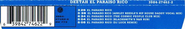 Deetah : El Paraiso Rico (CD, Maxi)