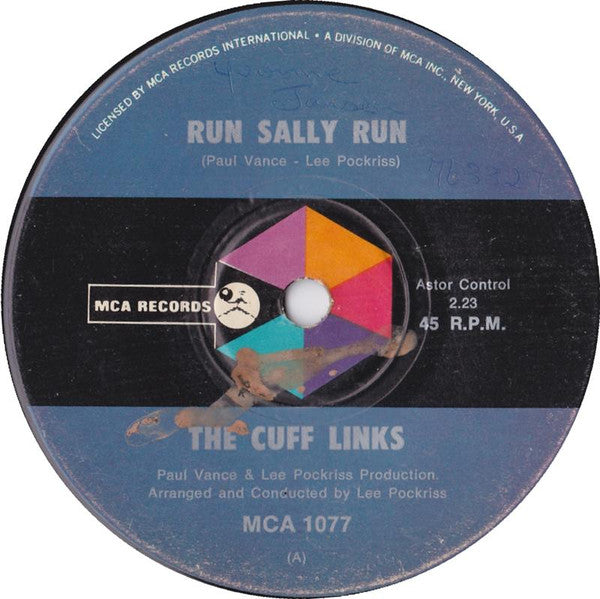 The Cuff Links : Run Sally Run (7", Single)