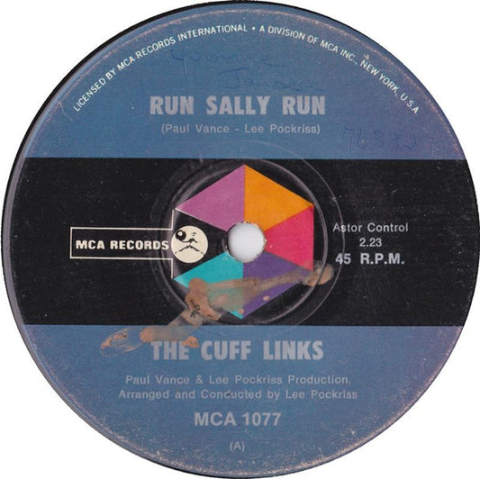 The Cuff Links : Run Sally Run (7", Single)