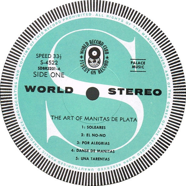Manitas De Plata : The Art Of Manitas De Plata (LP, Comp, Club)