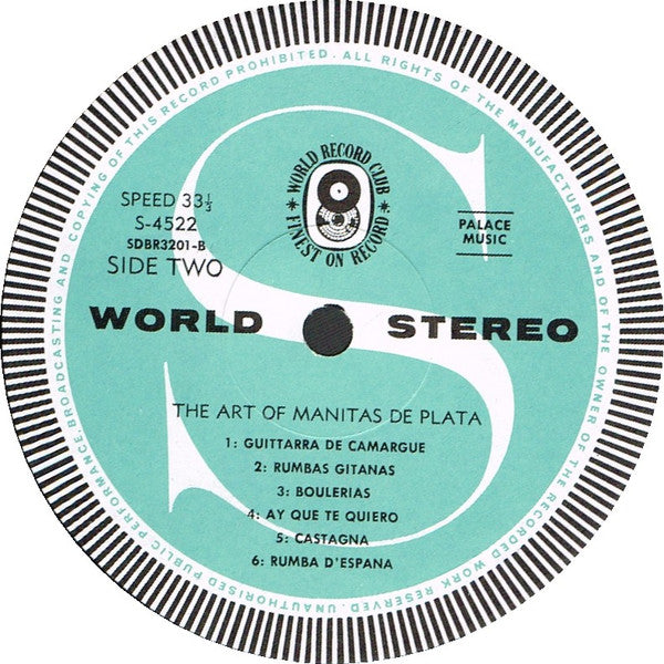 Manitas De Plata : The Art Of Manitas De Plata (LP, Comp, Club)