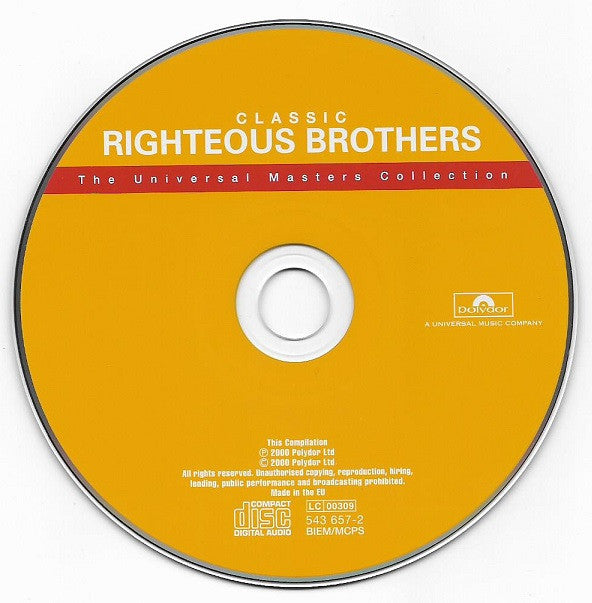 The Righteous Brothers : Classic (CD, Comp, RM)