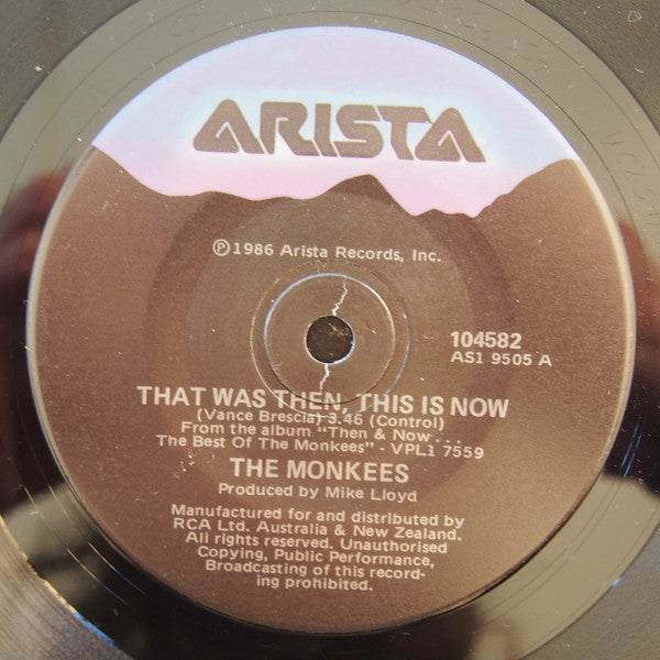 The Monkees : That Was Then, This Is Now (7", Single)