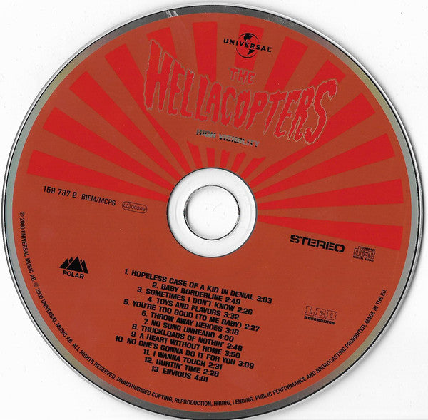 The Hellacopters : High Visibility (CD, Album)