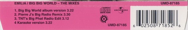 Emilia : Big Big World (CD, Single)