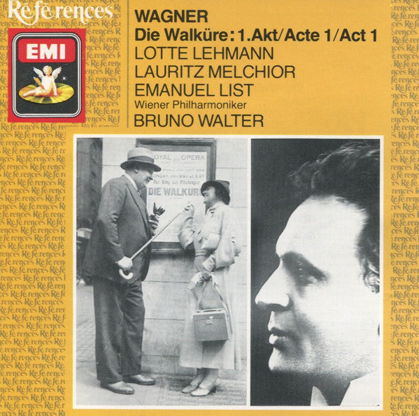 Wagner*, Lotte Lehmann, Lauritz Melchior, Emanuel List, Wiener Philharmoniker, Bruno Walter : Die Walküre: 1.Akt/Acte 1/Act 1 (CD, Mono, RM)