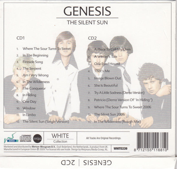 Genesis : The Silent Sun (2xCD, Album, Mono, RE, RP)