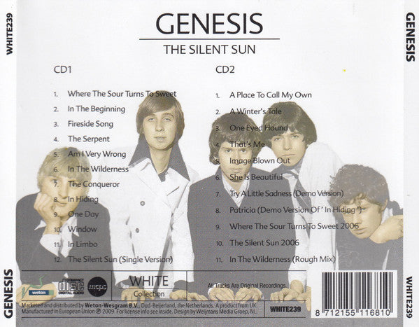 Genesis : The Silent Sun (2xCD, Album, Mono, RE, RP)