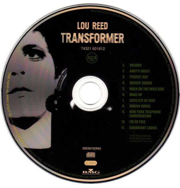 Lou Reed : Transformer (CD, Album, RE, RM)