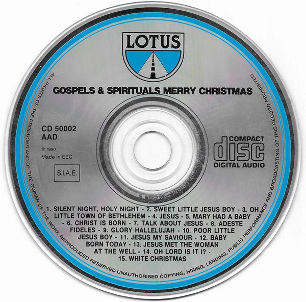 Various : Gospels & Spirituals Merry Christmas (CD, Comp)