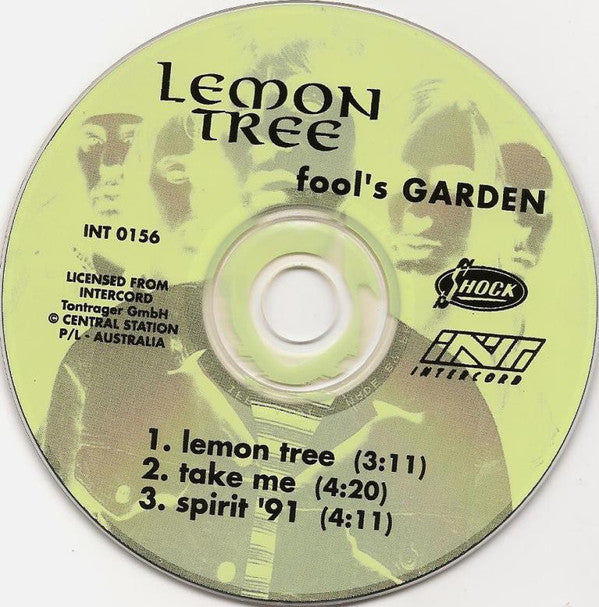 Fool's Garden : Lemon Tree (CD, Single)
