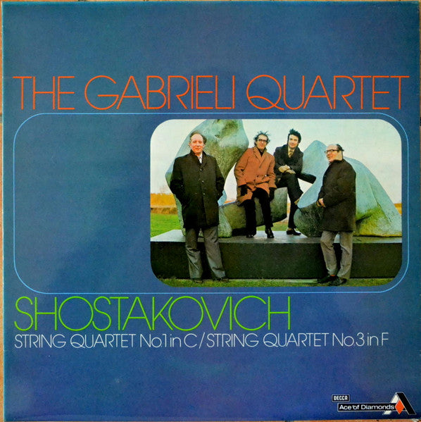 Shostakovich*, The Gabrieli Quartet* : String Quartet No.1 In C / String Quartet No.3 In F (LP)