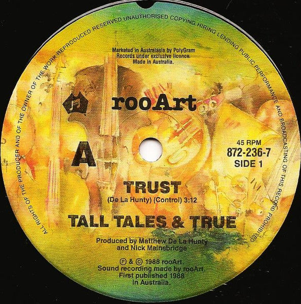 Tall Tales And True : Trust (7", Single)
