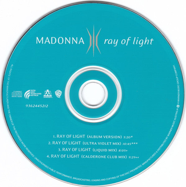 Madonna : Ray Of Light (CD, Maxi)