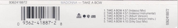 Madonna : Take A Bow (CD, Maxi)