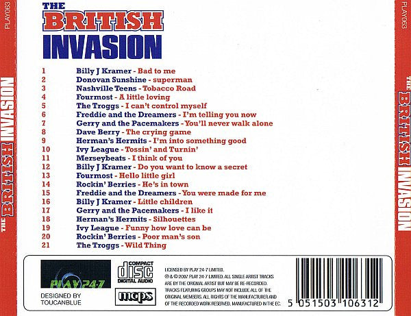 Various : The British Invasion (CD, Comp)