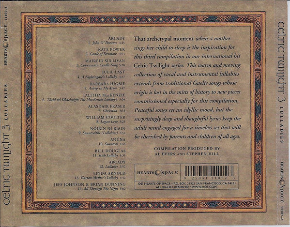 Various : Celtic Twilight 3: Lullabies (CD, Comp)