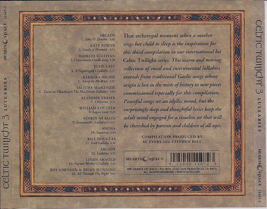 Various : Celtic Twilight 3: Lullabies (CD, Comp)
