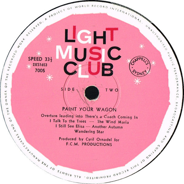 Various : Can Can / Paint Your Wagon (LP, Album, Mono, Club)