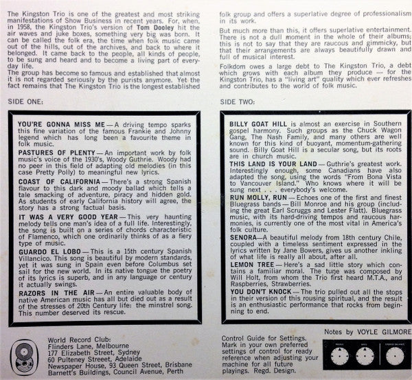 The Kingston Trio* : Goin' Places (LP, Album, Club)