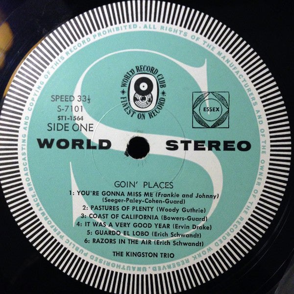 The Kingston Trio* : Goin' Places (LP, Album, Club)