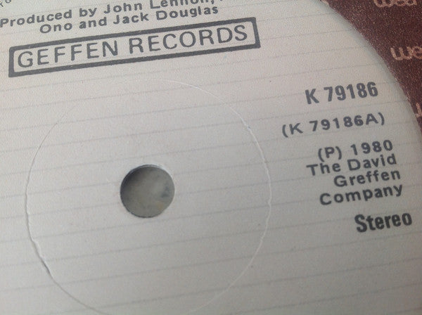 John Lennon : (Just Like) Starting Over (7", Single)