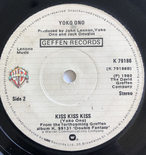John Lennon : (Just Like) Starting Over (7", Single)