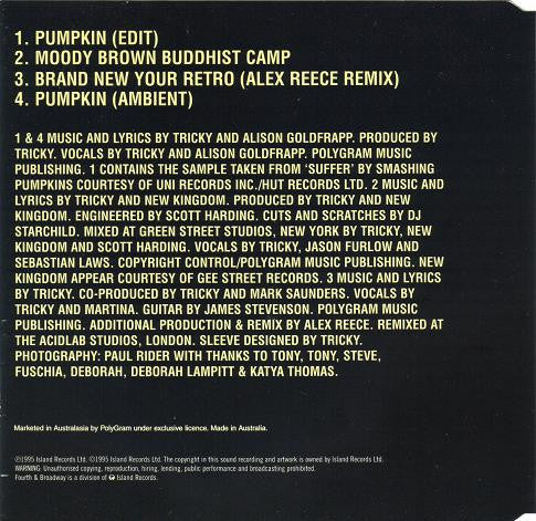 Tricky : Pumpkin (CD, Single)