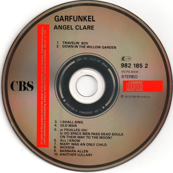 Garfunkel* : Angel Clare (CD, Album, RE)