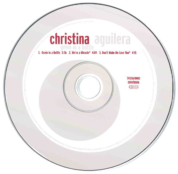 Christina Aguilera : Genie In A Bottle (CD, Single)