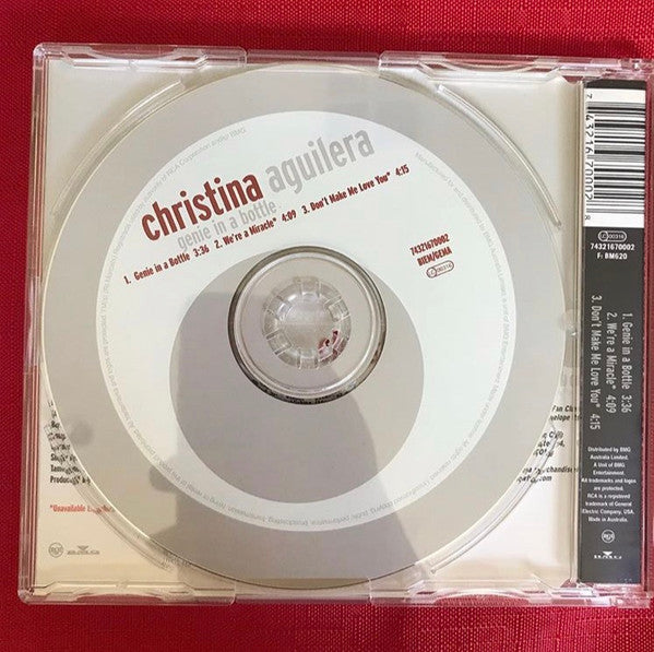 Christina Aguilera : Genie In A Bottle (CD, Single)