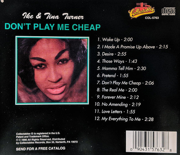 Ike & Tina Turner : Don't Play Me Cheap (CD, Album, RE)